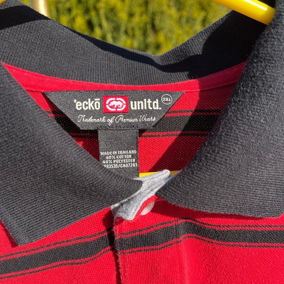 Mens 2Xl ECKO UNLIMITED SHORT SLEEVE POLO SHIRT GC - Picture 4 of 8